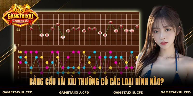 Bảng cầu tài xỉu thường có các loại hình nào?