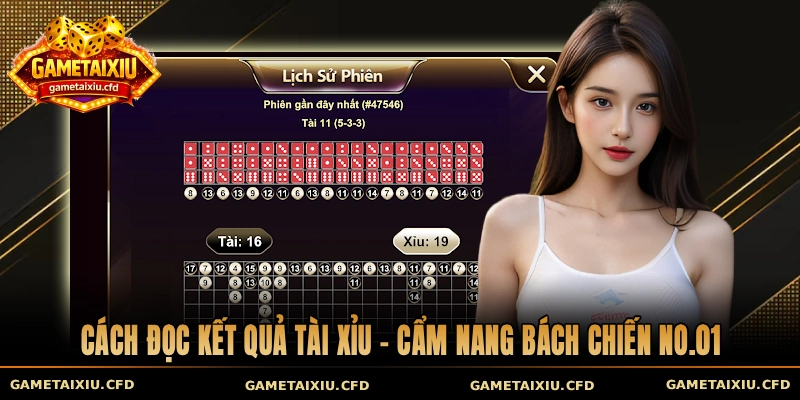 cách đọc kết quả tài xỉu