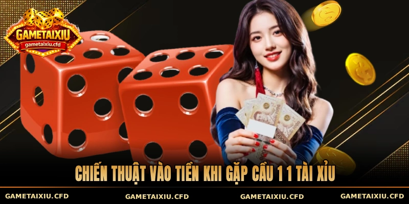 Chiến thuật vào tiền khi gặp cầu 1 1 tài xỉu